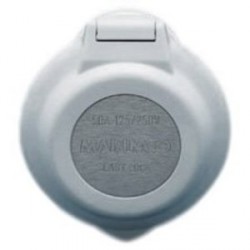 PRESA INCASSO MARINCO TONDA IN RESINA/INOX 30A (16A)